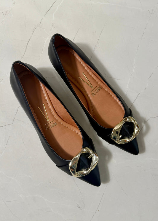 Vizzano Flat Pelica Charm Black