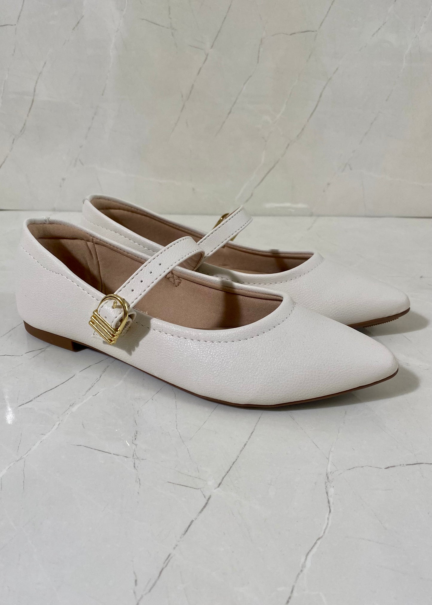Modare Flats Correa off white