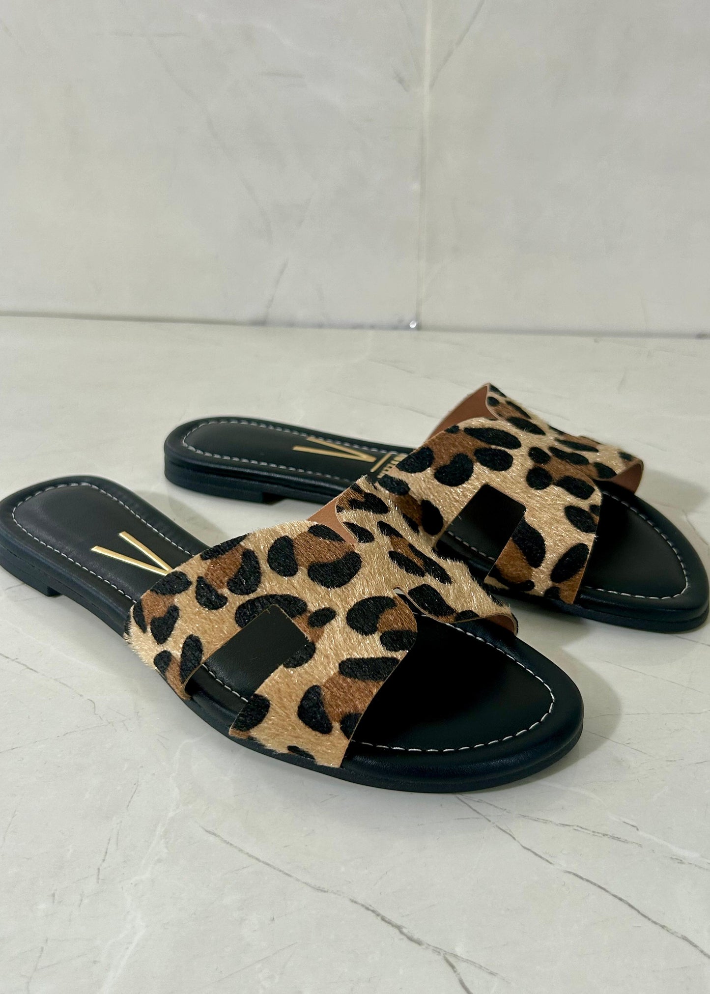 Vizzano Sandal Flats Tercio Pelo Animal Print