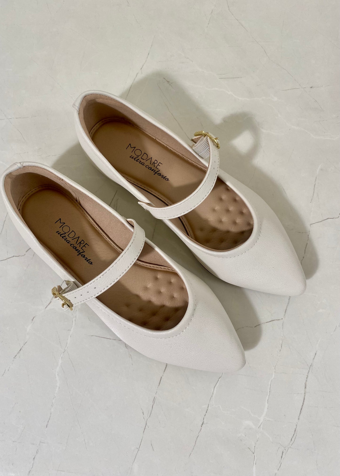 Modare Flats Correa off white