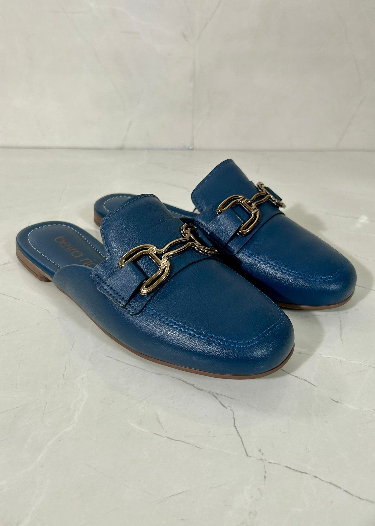 Beira Rio Mocasín abierto Azul Marino