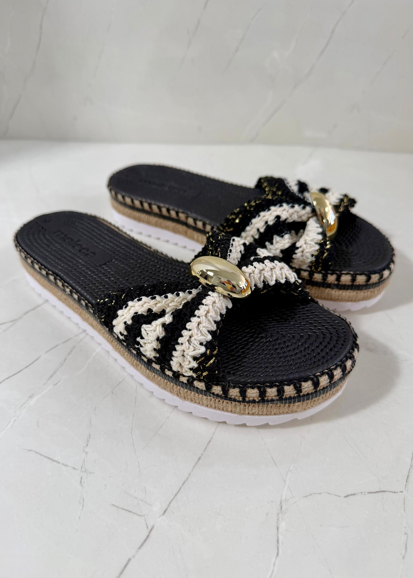 Moleca Tira Sandal Multi Black