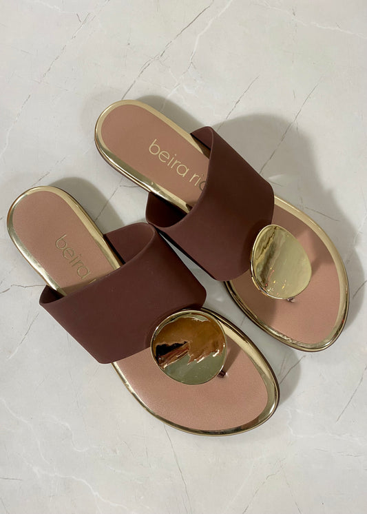 Beira Rio Lisboa Sandal Brown