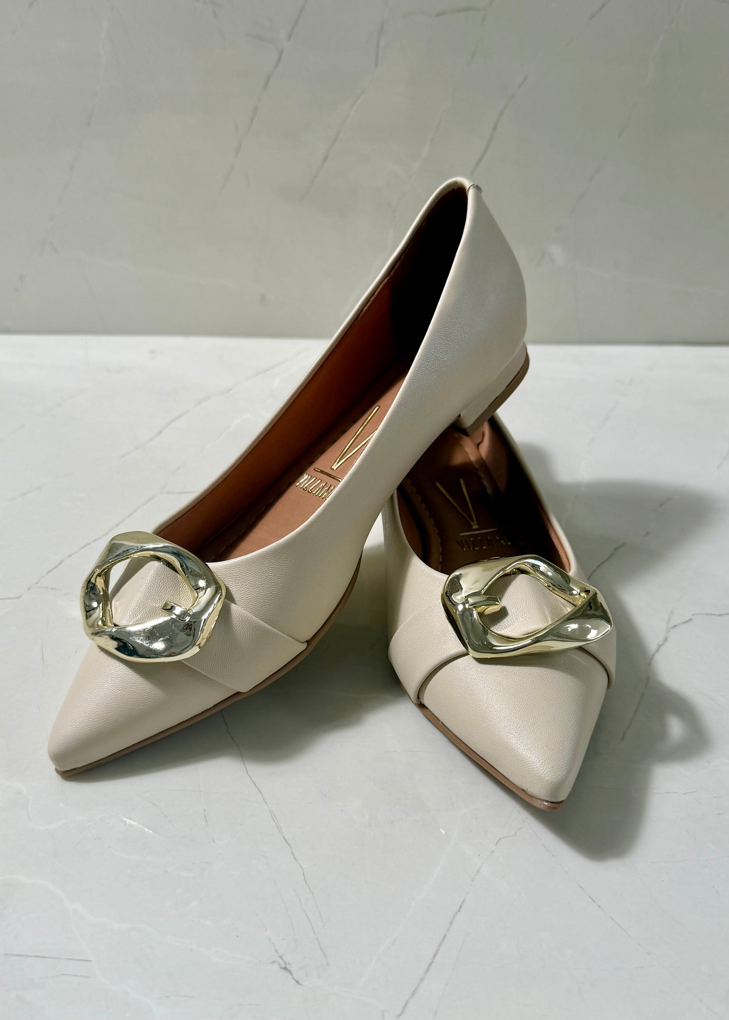 Vizzano Flat Pelica Charm Crema
