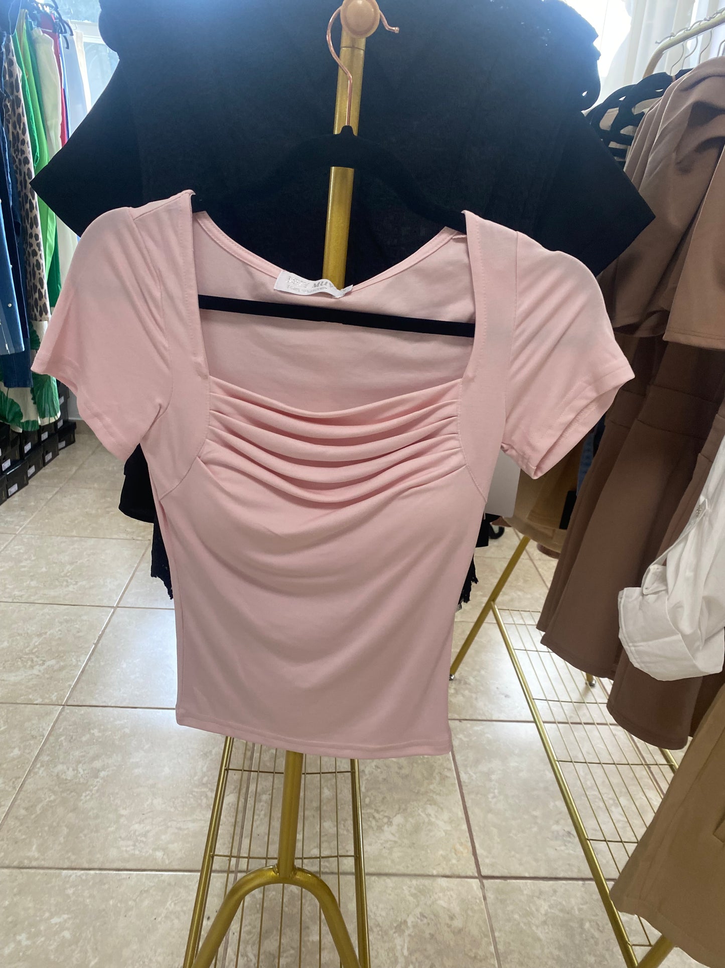 Blusa marca Muy Muy Rosa claro