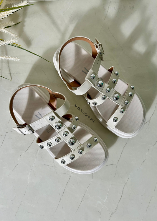 Vizzano White Sandals