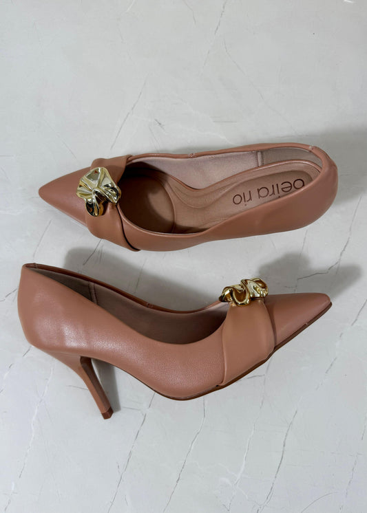 Beira Rio Alto Flower Charm Black