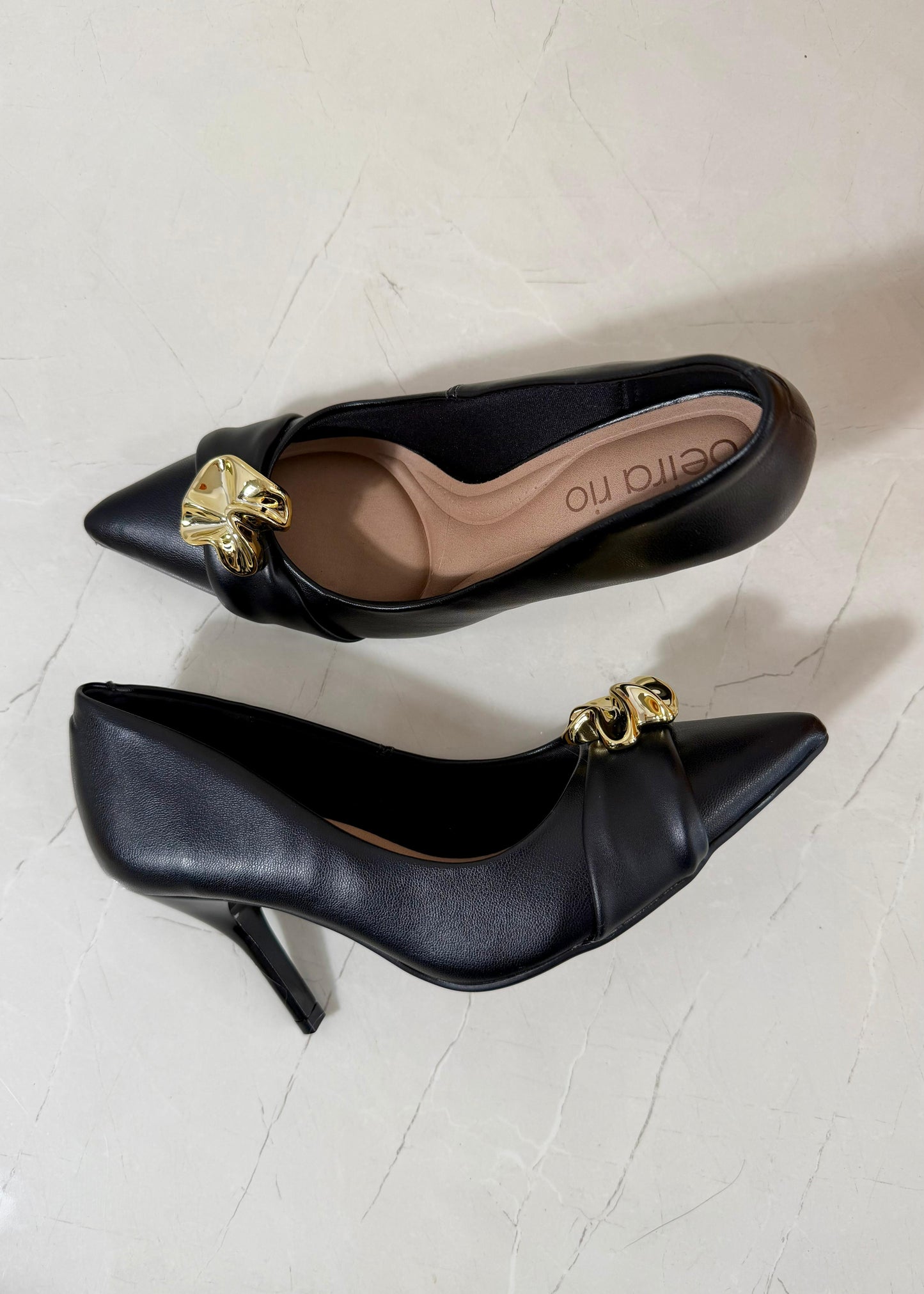 Beira Rio Alto Flower Charm Nude