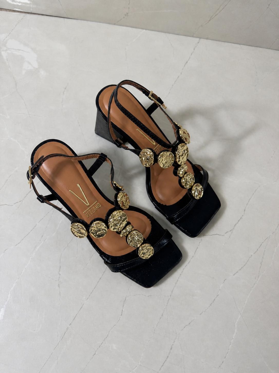 Vizzano intermedio Gold Charms black