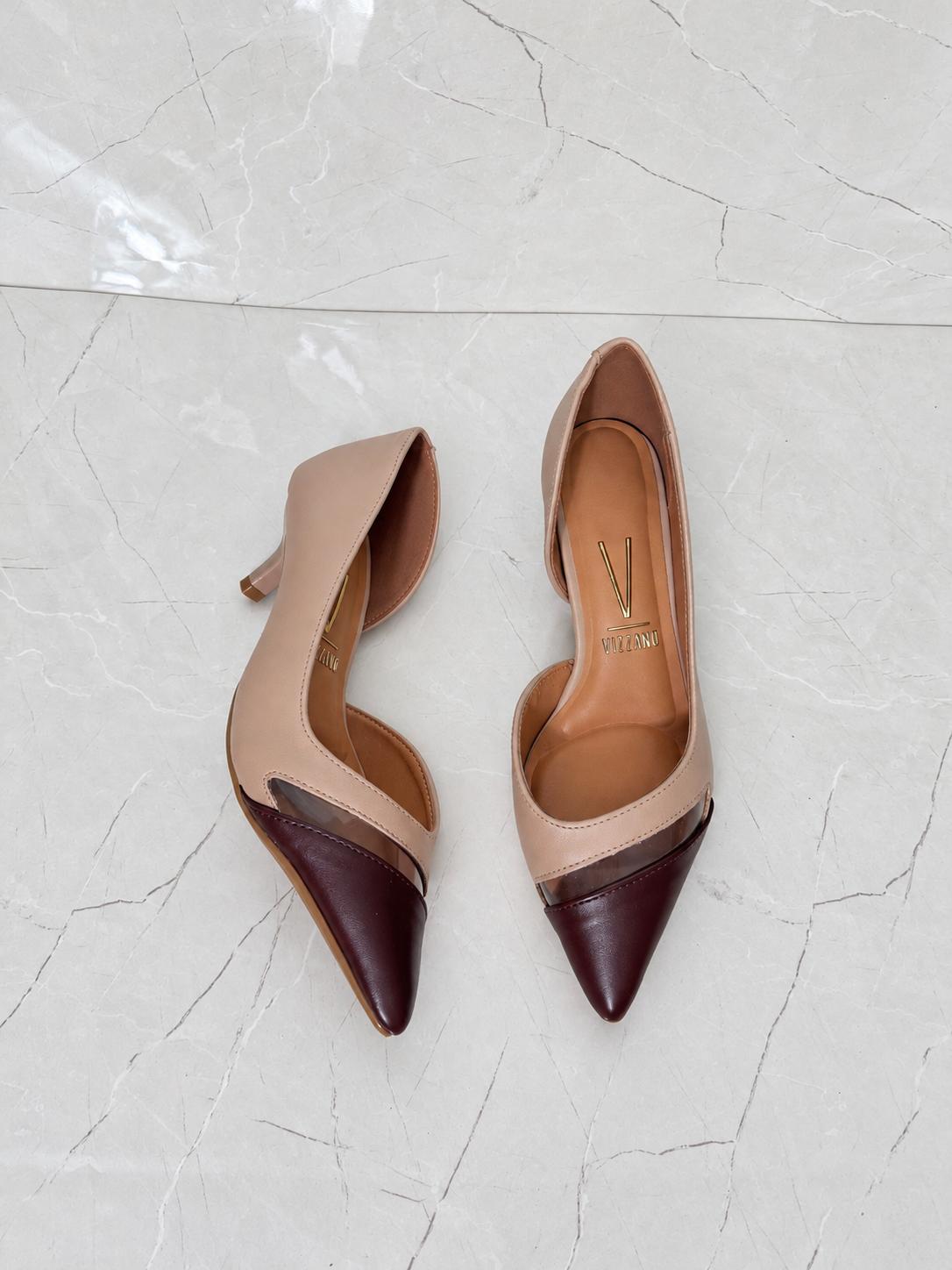 Vizzano mini Beige y Chocolate clear